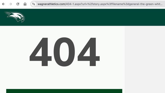 Pages on the Wagner College athletics website that previously mentioned transgender fencer Redmond Sullivan, a biological male who competed on the women's team, 